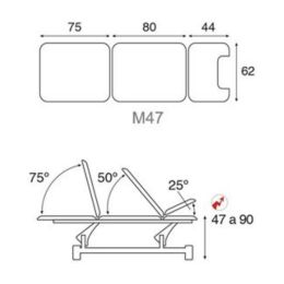 Gynecology table 5000 E-1 EP + free chair T13 with face hole