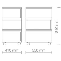 Vismara Side Table 1040 VI Larice Bianco