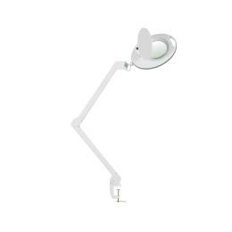 Lupenlampe LED 5 B WK mit Klemme mit Wandhalterung