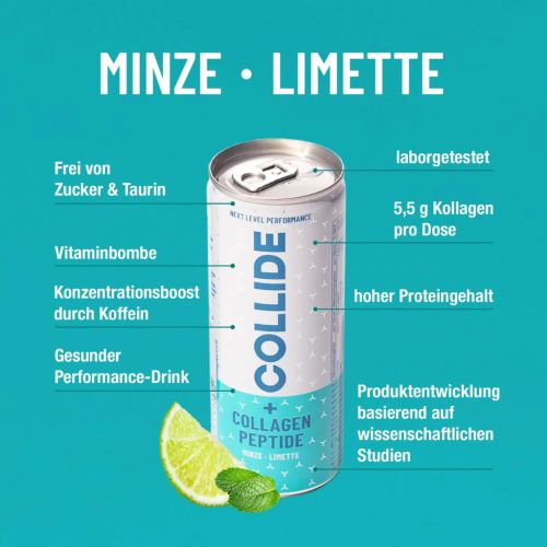 COLLIDE Collagen Drink Minze-Limette  â 250 ml Einzeldose ( 1 x 250ml )