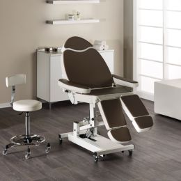 Foot care chair Dallas 805 E-1 SA One-piece footrest