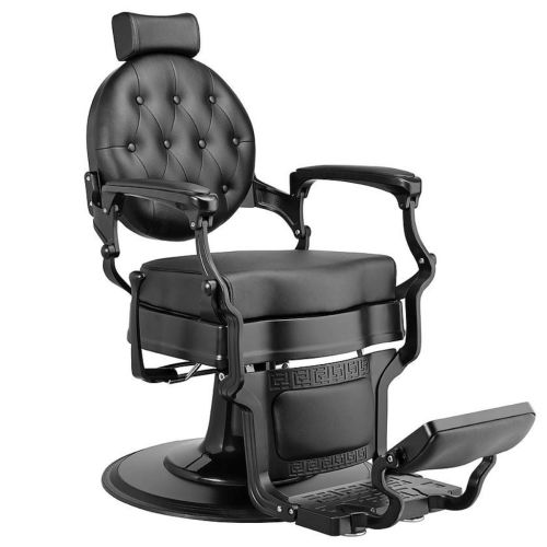 Barber Chair Buzz WK Frame: black Upholstery: black