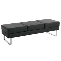 Wartesofa People schwarz