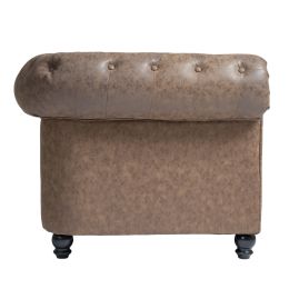 Wartesofa Repose WK Altes Braun