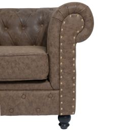 Wartesofa Repose WK Altes Braun