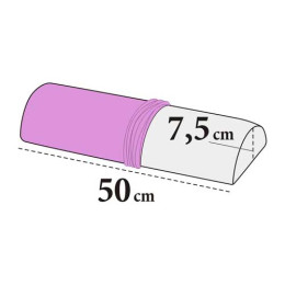 Medixwell Kniest&uuml;tze halbrund Bezug pink 51 Frottee