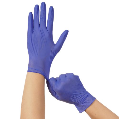 Nitril Handschuhe 100 Stück Blau S